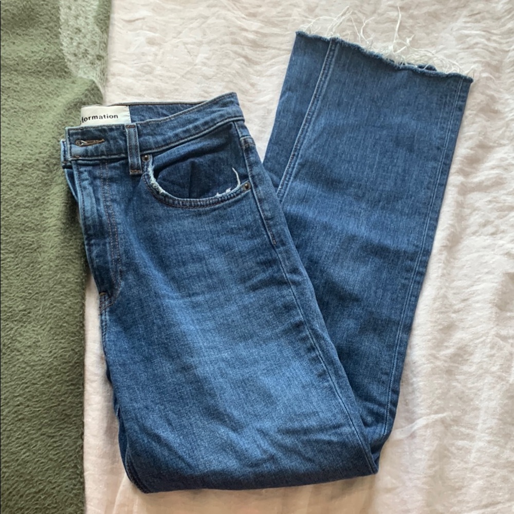 Reformation Cropped Jeans